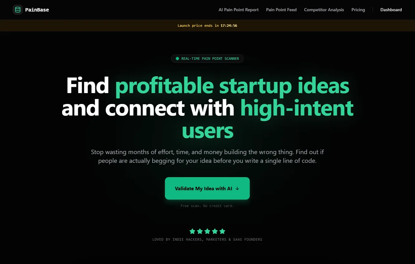 PainBase homepage
